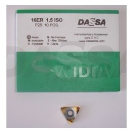 Inserto Cuerdas 16ER 1.5 ISO P25