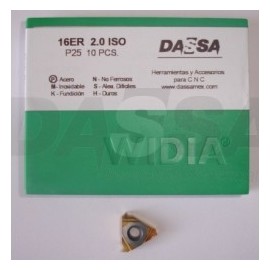 Inserto Cuerdas 16ER 2.0ISO P25