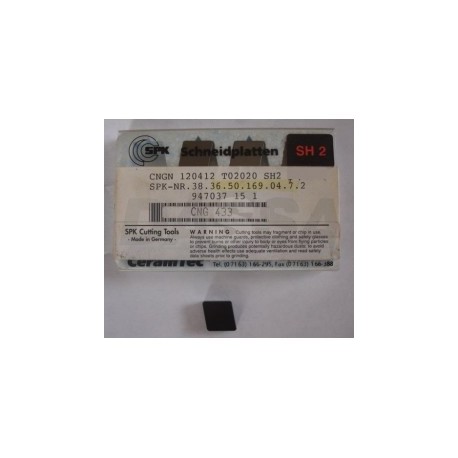 Inserto Ceramica CNGN 433 (120412) SH2