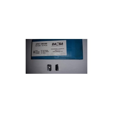 Inserto Carburo APKT 120316R IN1030