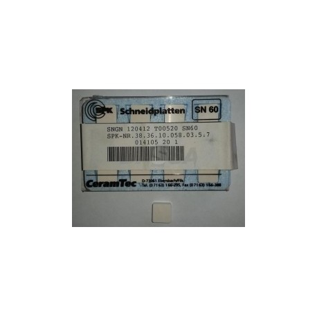 Inserto Ceramica SNGN 433 (120412) SN60