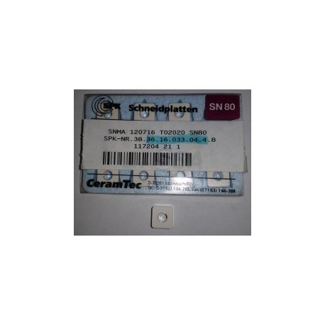 Inserto Ceramica SNMA 454 (120716) SN80