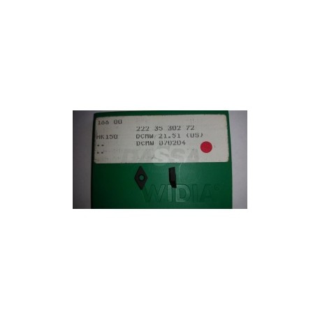 Inserto Carburo DCMW 21.51 (070204) HK150