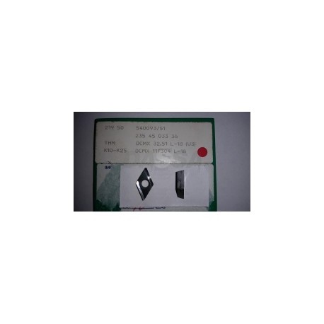 Inserto Carburo DCMX 11T304 L (32.51) THM