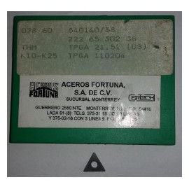 Inserto Carburo TPGA 21.51 (110204) THM