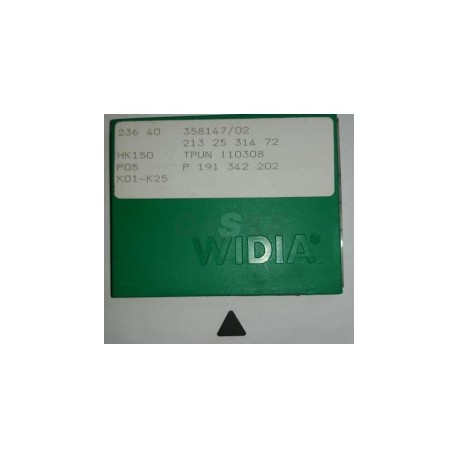 Inserto Carburo TPUN 222 (110308) HK150