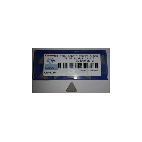 Inserto Ceramica TPUN 322 (160308) SL500