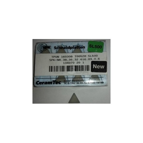 Inserto Ceramica TPUN 324 (160316) SL500
